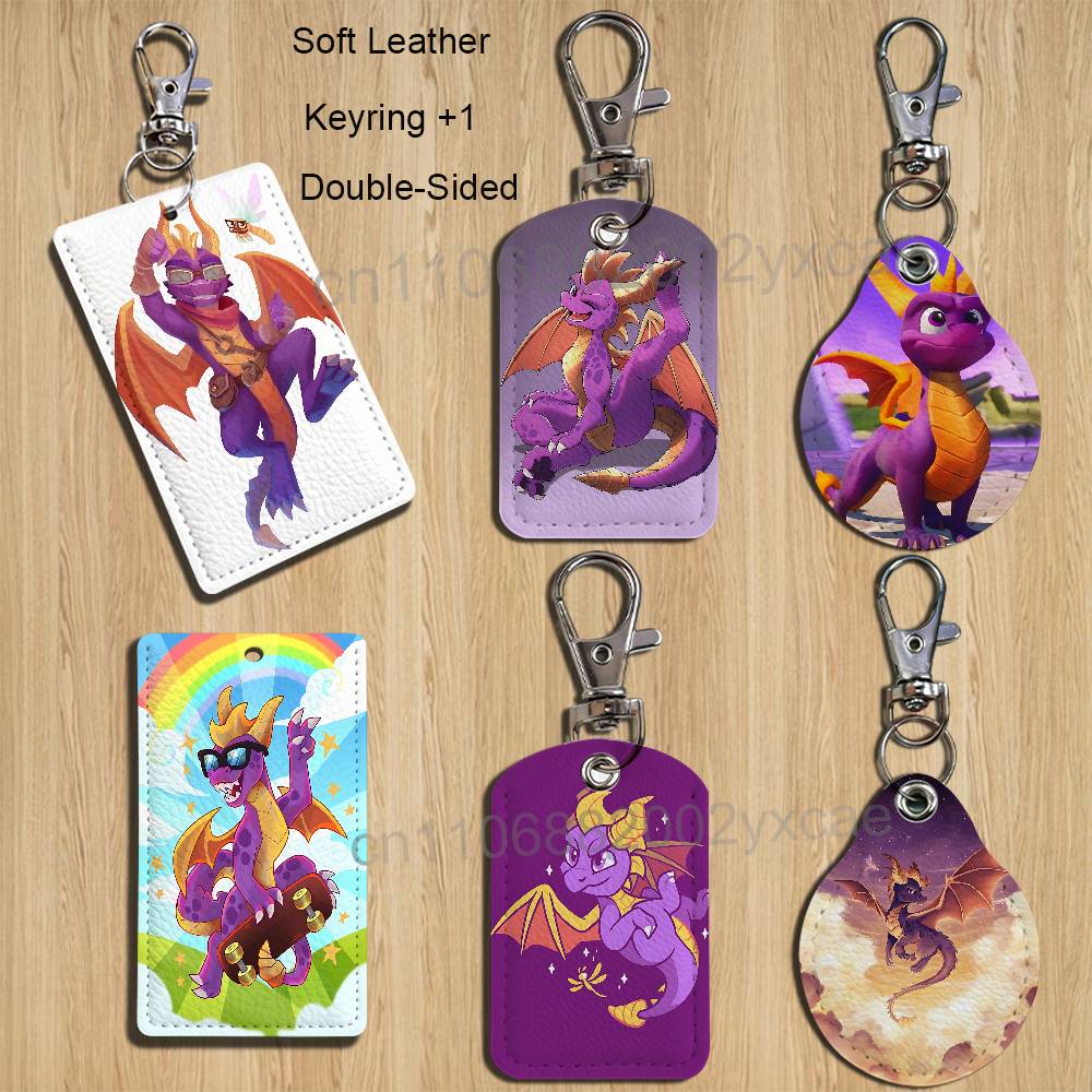 Gaming Accessories Gifts - game Spyro the Dragon Sparx Leather
