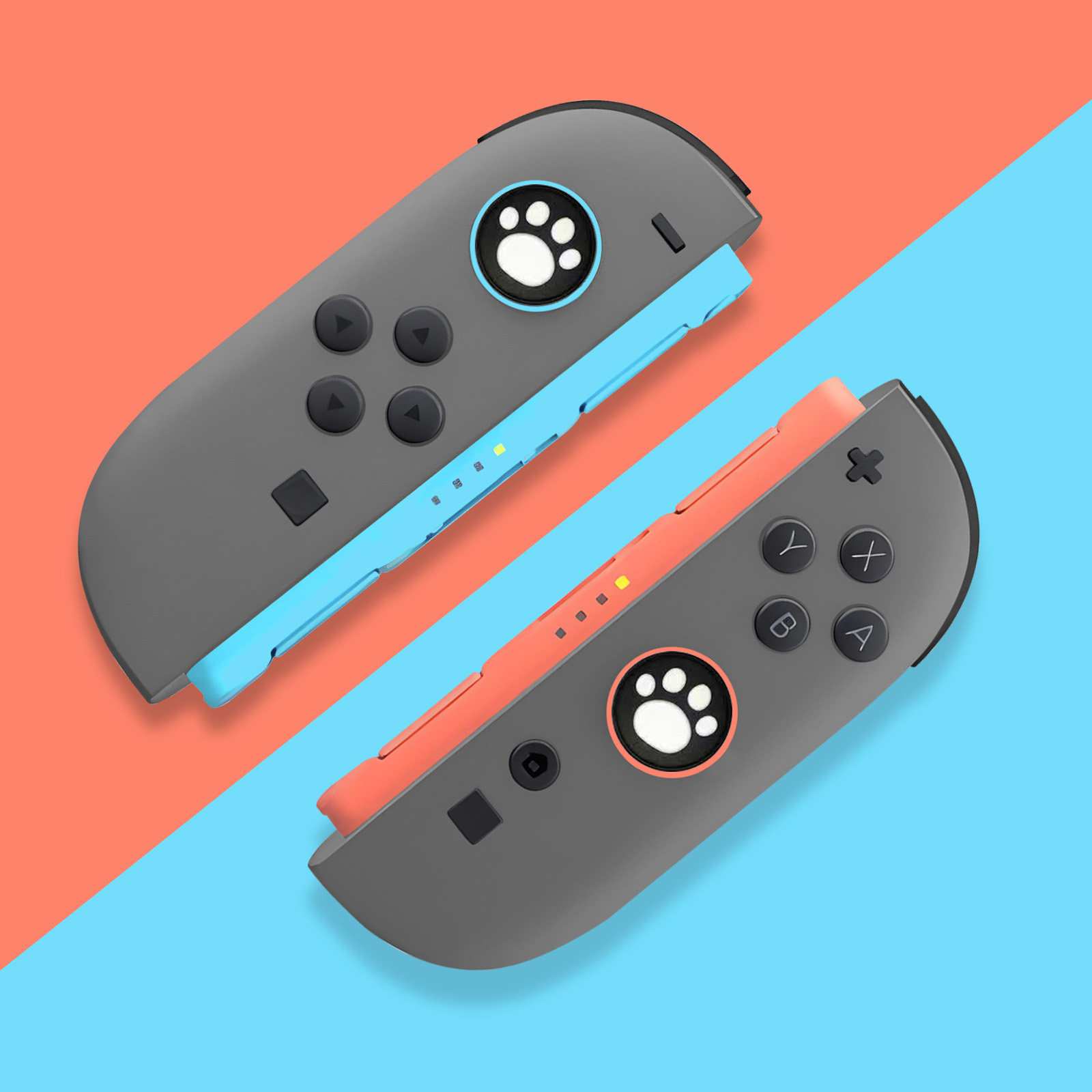 Gaming Accessories Nintendo Switch - 2pcs Cute Cat Silicone Grip Cover