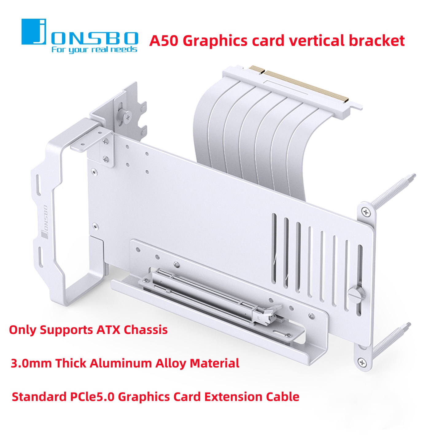 Vertical Gpu Bracket - JONSBO A50 Aluminum GPU Vertical Mount