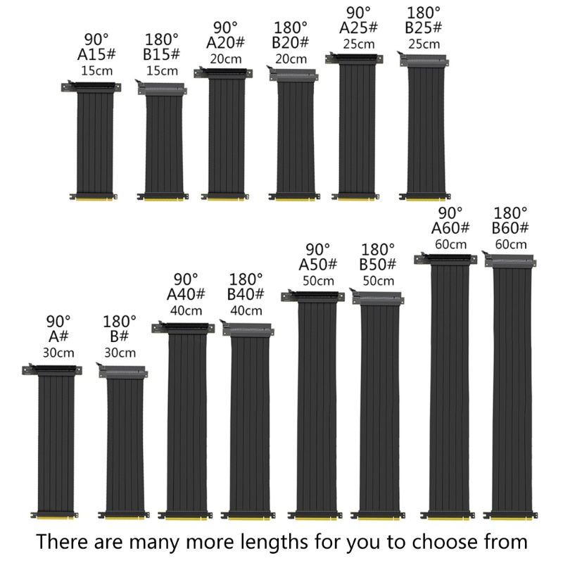 Vertical Gpu Bracket - Riser Cable PCI For EXPRESS 16X