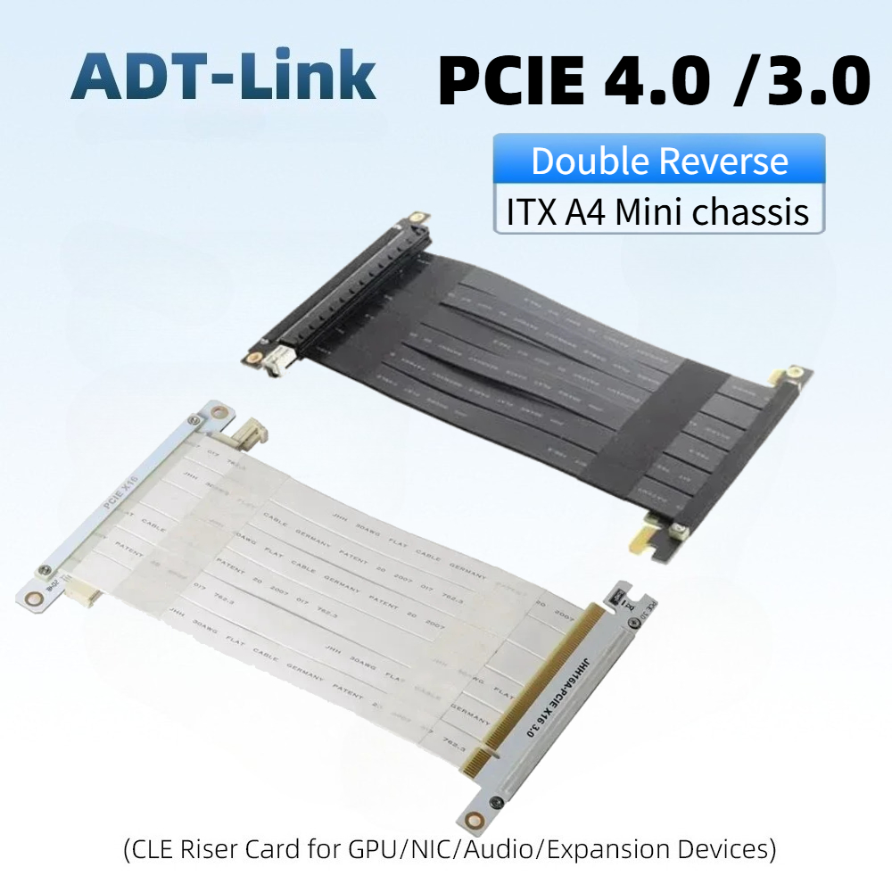 Vertical Gpu Bracket - Black & White Double Reverse Graphics