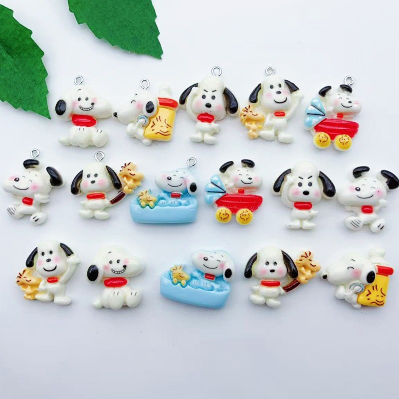 Gaming Accessories Gifts - 12pcs resin cartoon dog pendant, DIY