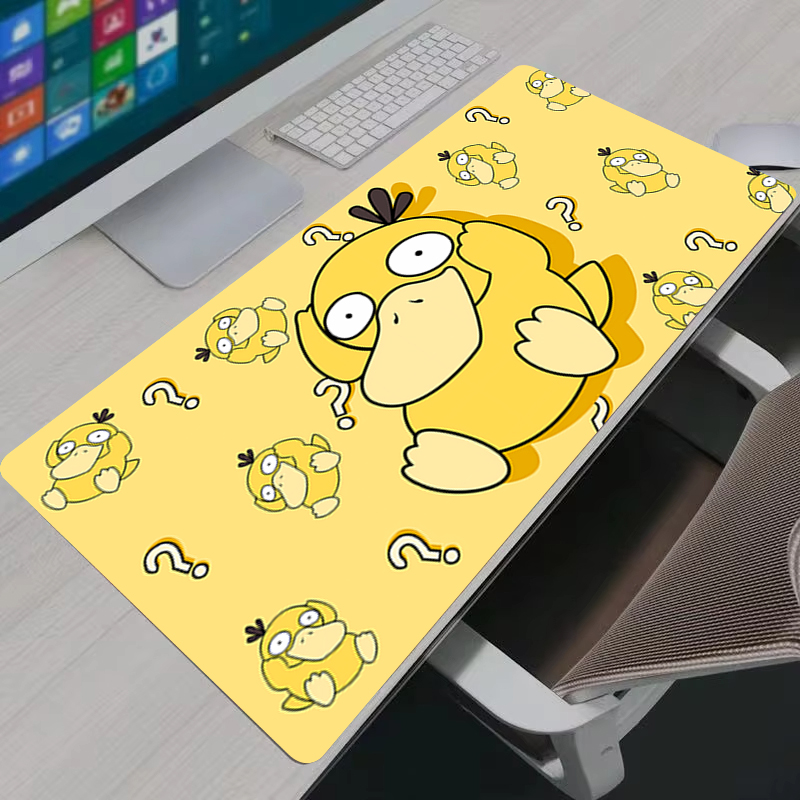 Gaming Accessories For Gaming Room - Mousepad Anime P-Pokemon Psyduck XXL Large