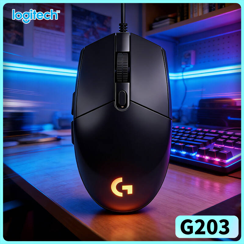 Logitech Mouse G203 - Logitech G203 LIGHTSYNC Wired Mouse Gaming-Grade