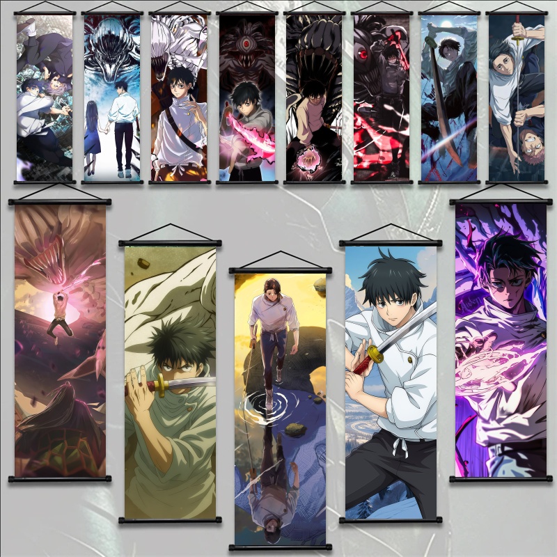 Gaming Accessories Wall - Jujutsu Kaisen Fushiguro Megumi Hanging Scroll,