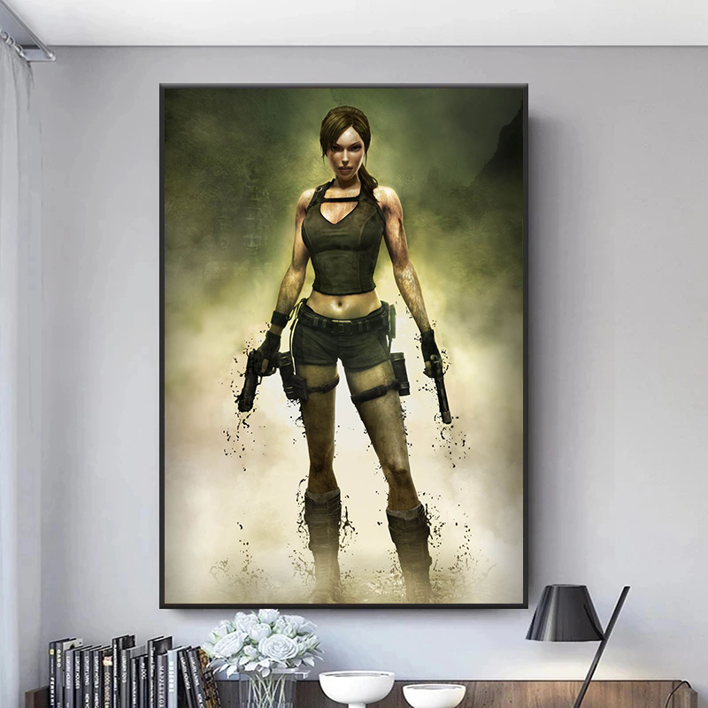 HD Print Tomb Raider Game Post - Gaming Accessories Wall review and price