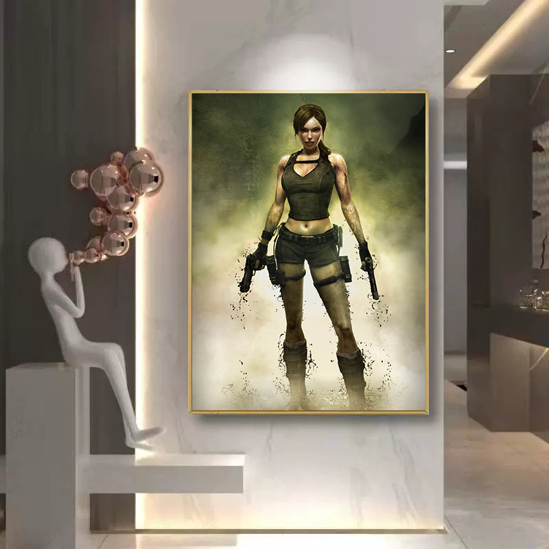 HD Print Tomb Raider Game Post - Gaming Accessories Wall review and price