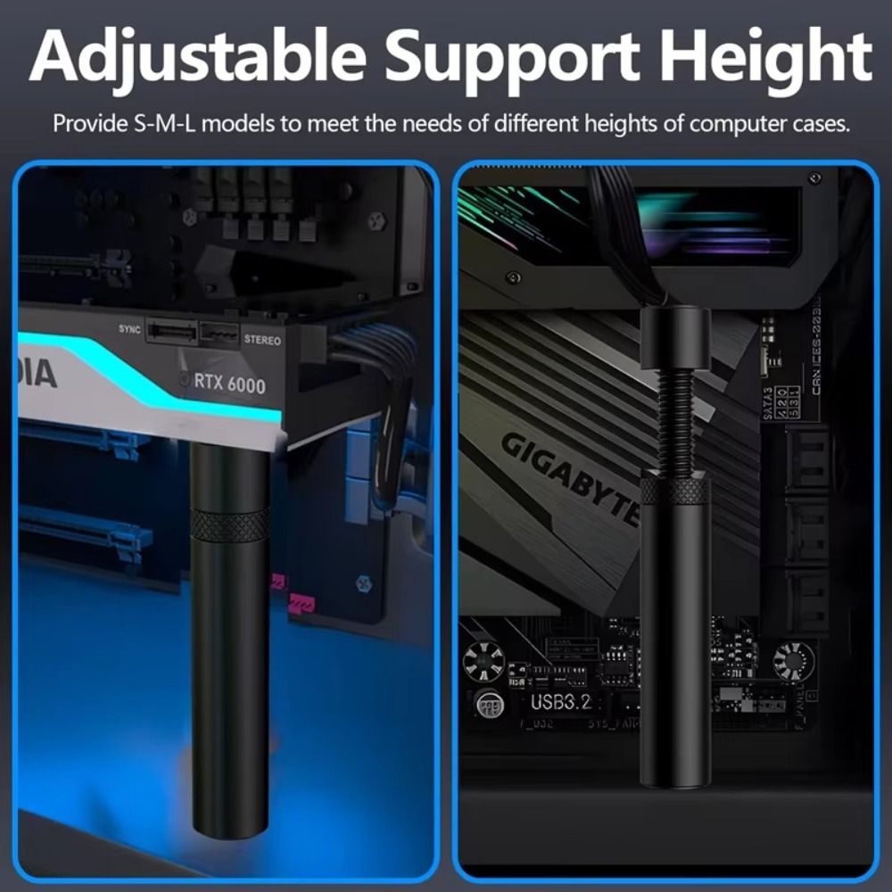 Adjustable Aluminum Graphics C - Vertical Gpu Bracket review and price