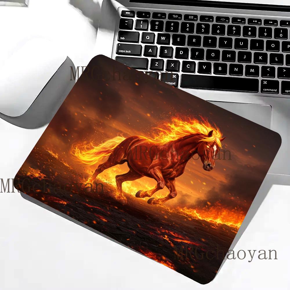 Fire Horse Pattern Mouse Pad R - Gaming Accessories For Free Fire review and price