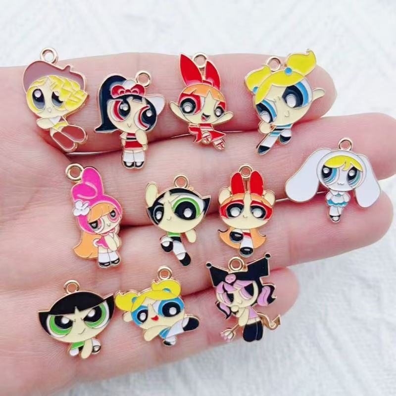 10pcs Alloy Oil-Dripping Carto - Gaming Accessories Gifts review and price