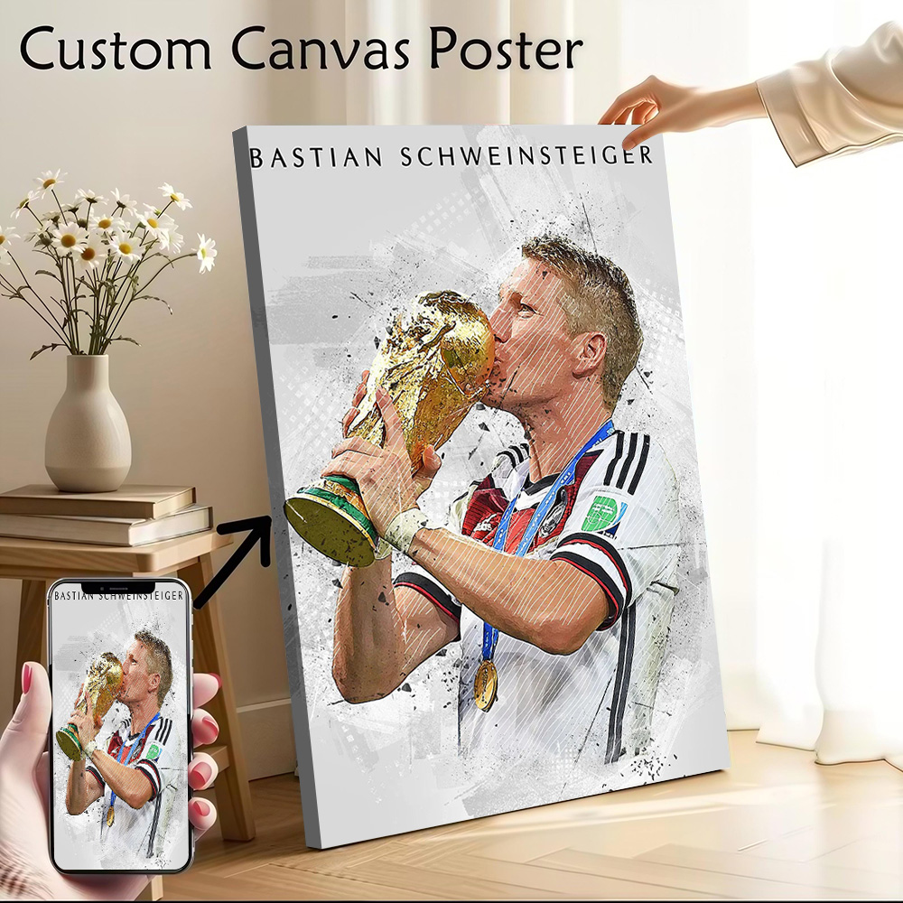 Bastian Schweinsteiger Canvas  - Gaming Accessories Wall review and price