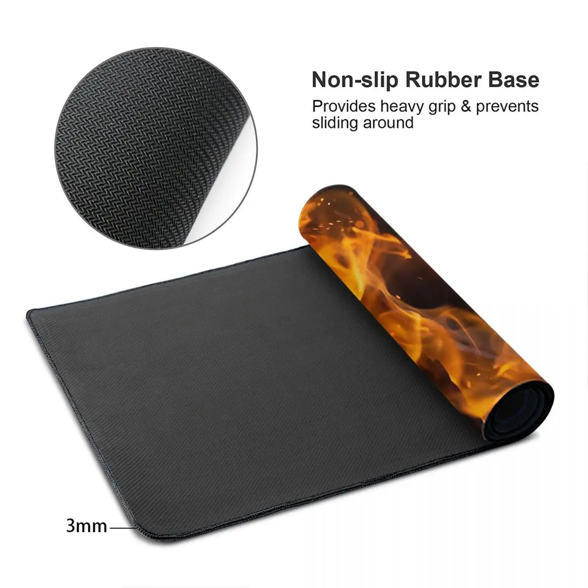 Large Mouse Pad Burning Fire W - Gaming Accessories For Free Fire review and price