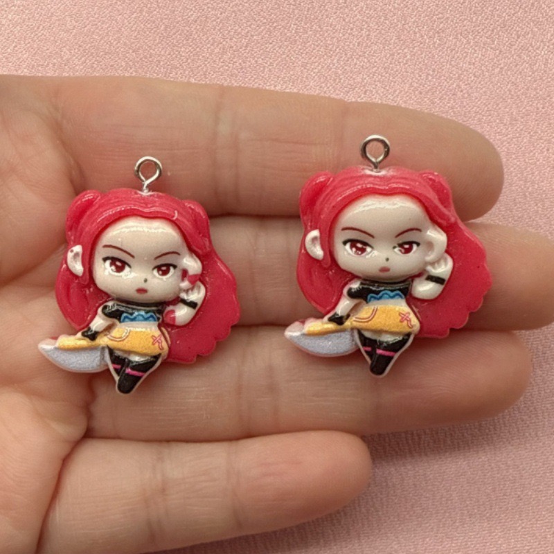 10pcs resin cartoon pendant, D - Gaming Accessories Gifts review and price