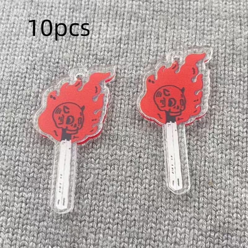 10pcs acrylic skull pendant, D - Gaming Accessories Gifts review and price
