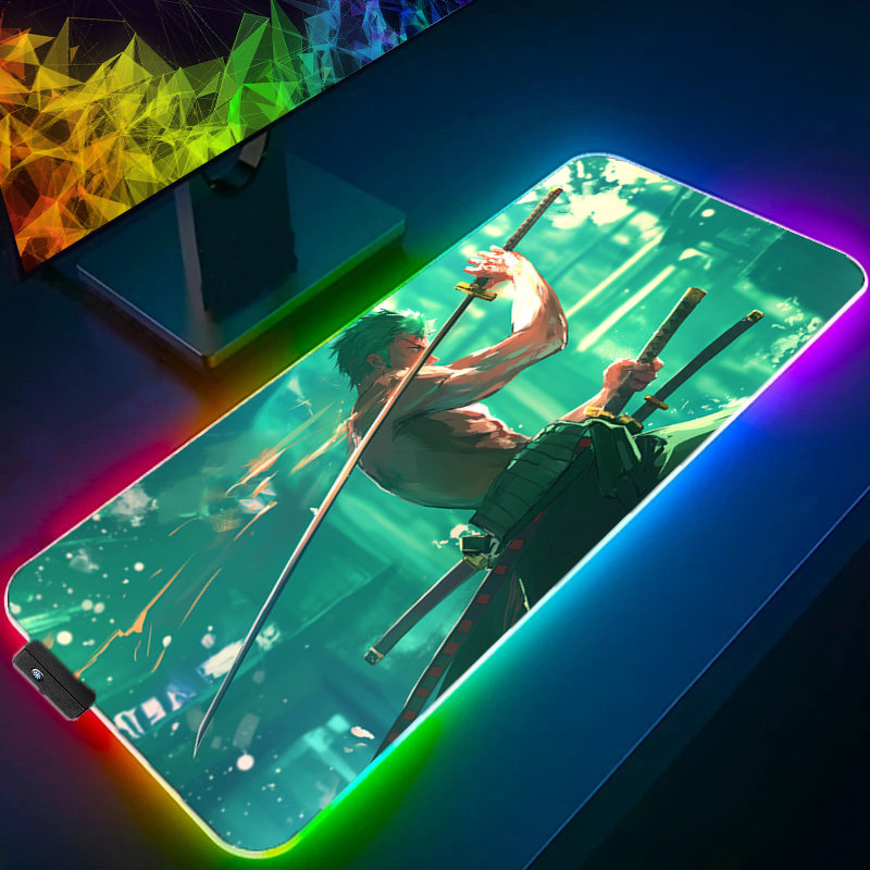 ONE PIECE Zoro Mouse Pad RGB G - Gaming Accessories For Gaming Room review and price