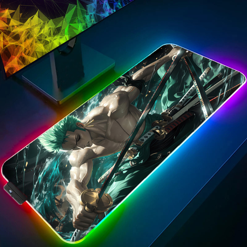 ONE PIECE Zoro Mouse Pad RGB G - Gaming Accessories For Gaming Room review and price