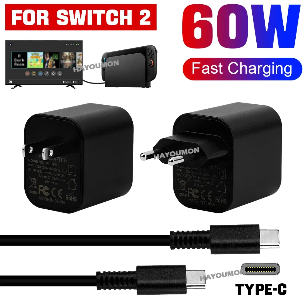 AC Adapter For Switch 2 Fast C - Gaming Accessories Wall review and price