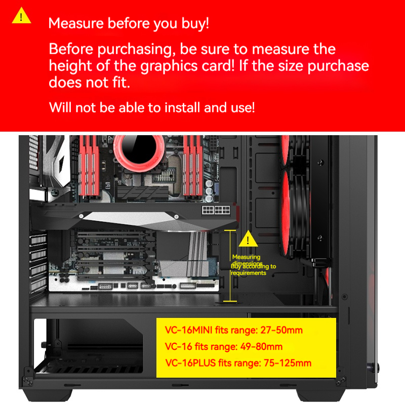 VC-16 Graphics Card GPU Holder - Vertical Gpu Bracket review and price