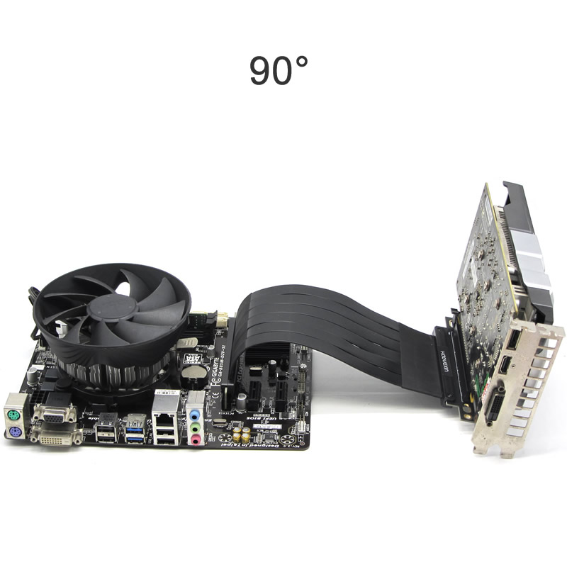 PCIe Riser Cable Graphics Card - Vertical Gpu Bracket review and price