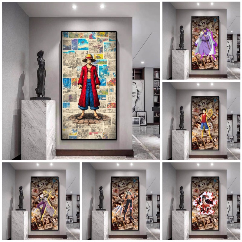 One Piece Wanted Poster Wall D - Gaming Accessories For Free Fire review and price