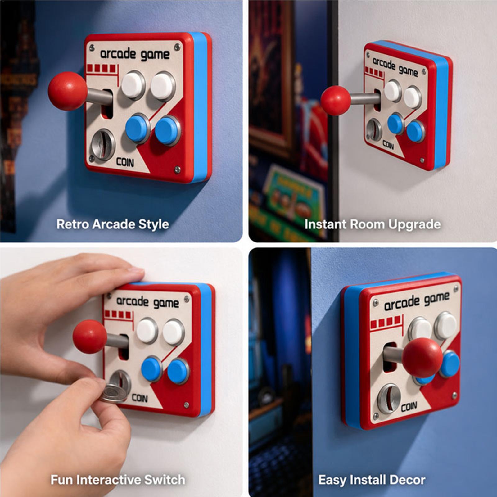 Creative Retro Arcade Game Lig - Gaming Accessories Wall review and price