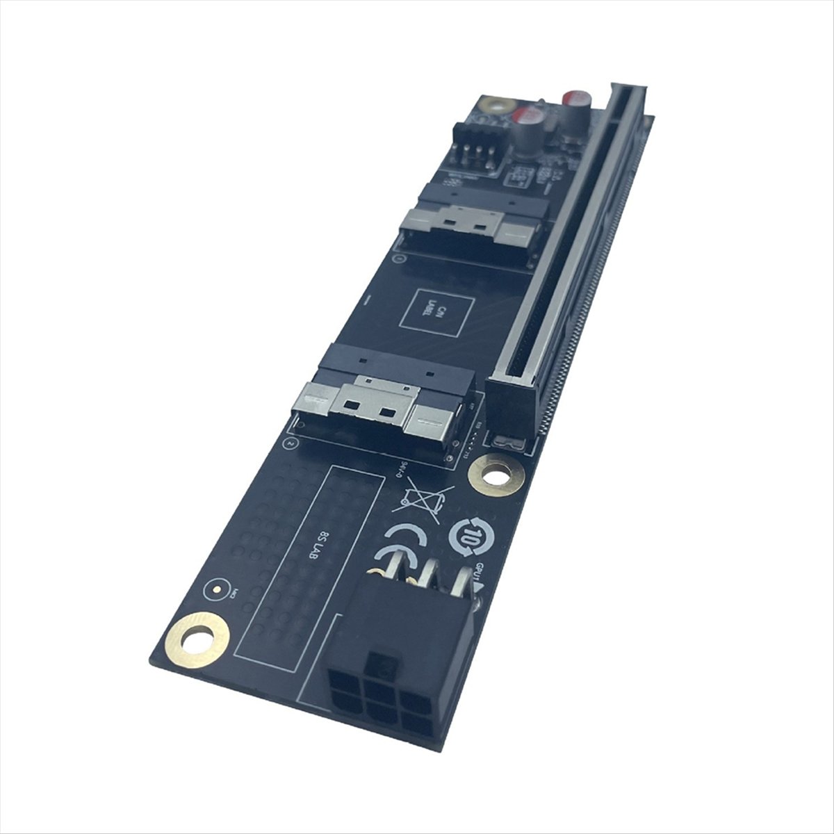 2 Port PCI-E 4.0 X16 to SlimSA - Vertical Gpu Bracket review and price