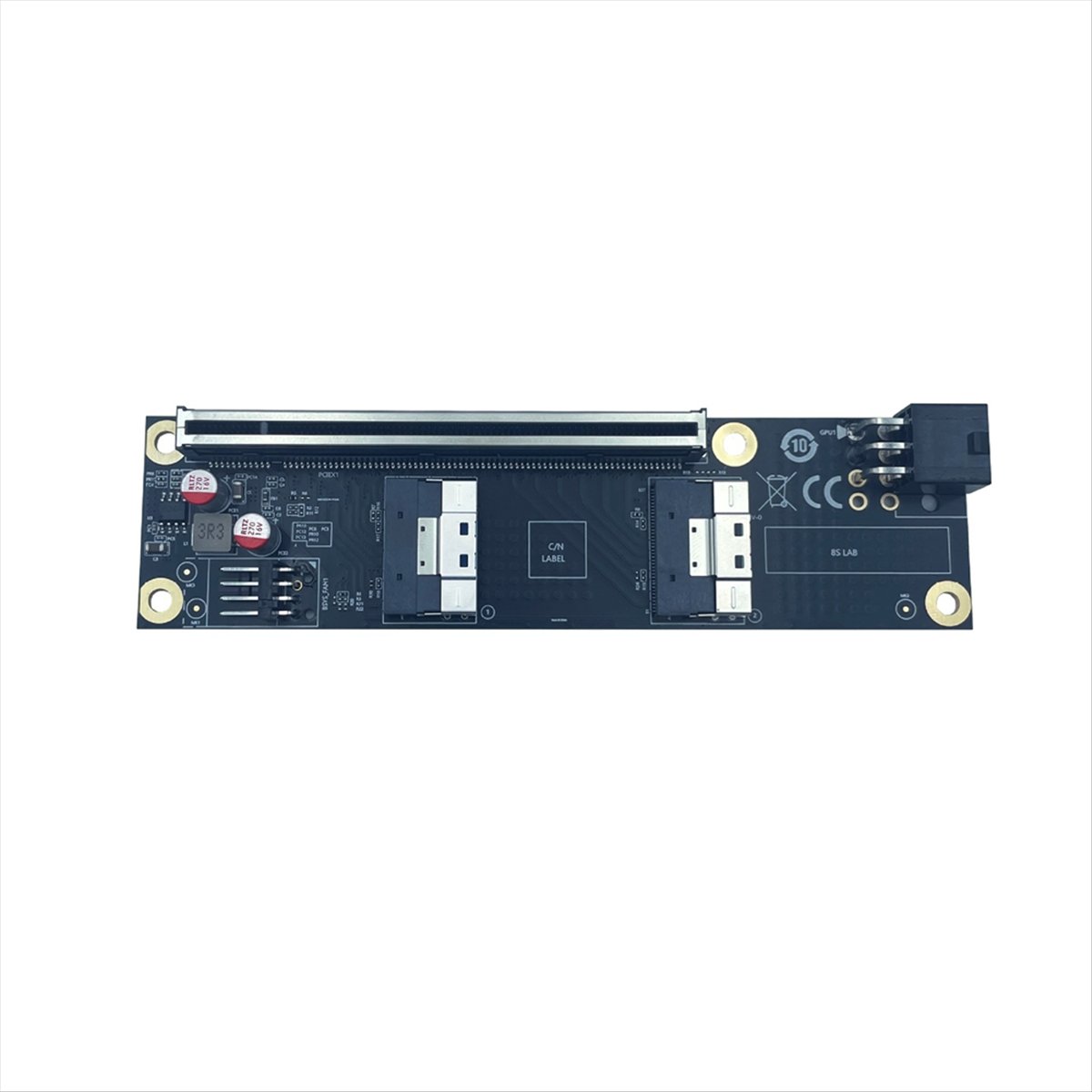 2 Port PCI-E 4.0 X16 to SlimSA - Vertical Gpu Bracket review and price