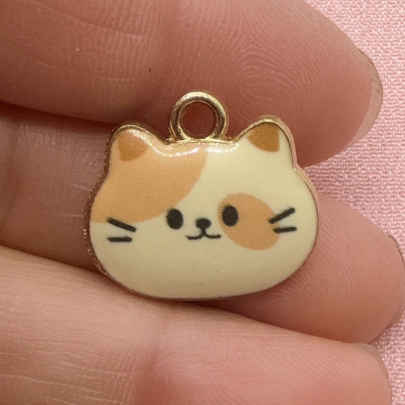 12pcs Printed Cat Head Alloy D - Gaming Accessories Gifts review and price
