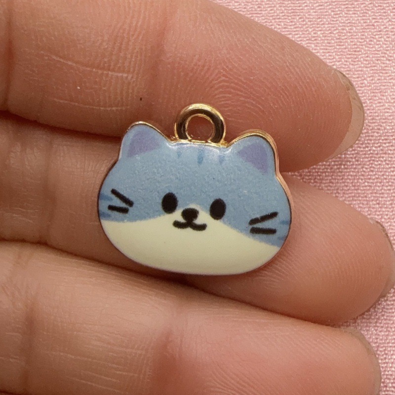 12pcs Printed Cat Head Alloy D - Gaming Accessories Gifts review and price