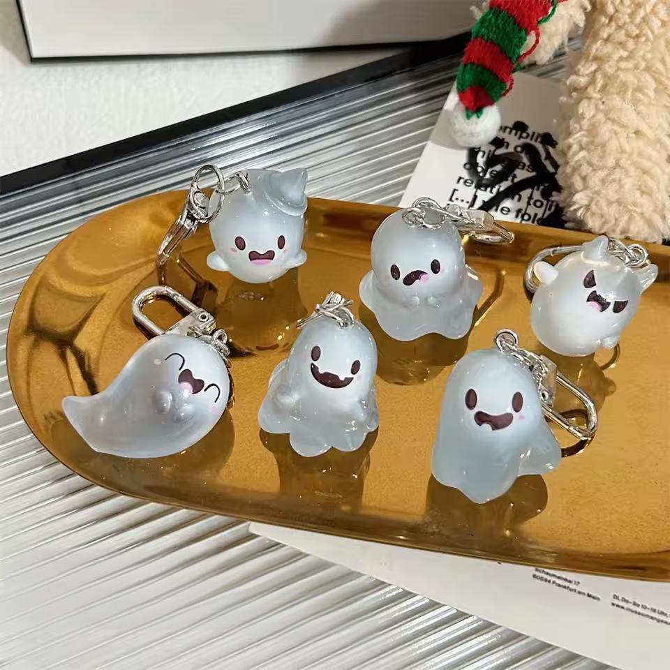Halloween Jelly Ghost Keychain - Gaming Accessories Gifts review and price